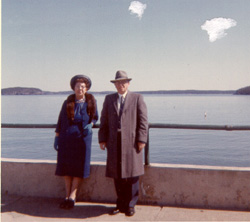Maynard F. Jordan with his wife